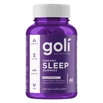 Goli Nutrition Dreamy Sleep Gummies, Lemon Balm and Botanicals, 60 Count | Walmart (US)