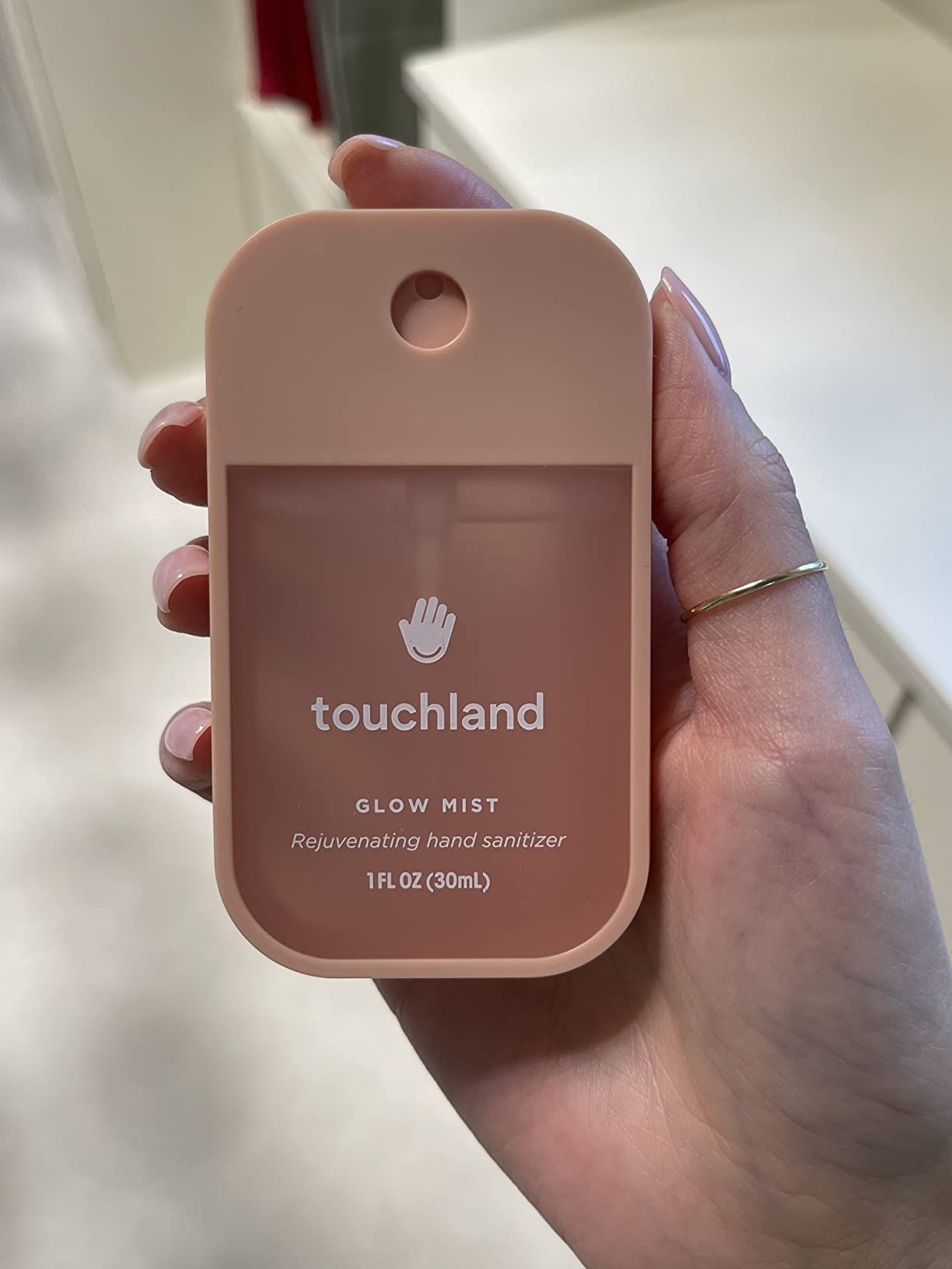 Touchland Glow Mist Rejuvenating Hand Sanitizer | Rosewater scented | 500-Sprays each, 1FL OZ (Se... | Amazon (US)