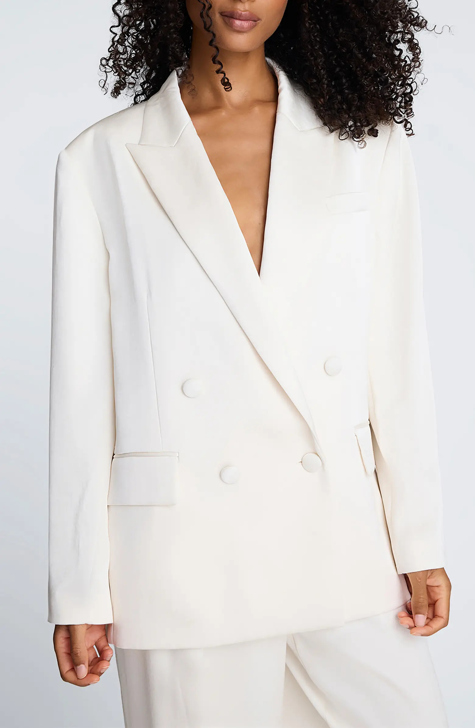 Kenneth Cole Double Breasted Boyfriend Blazer | Nordstrom | Nordstrom