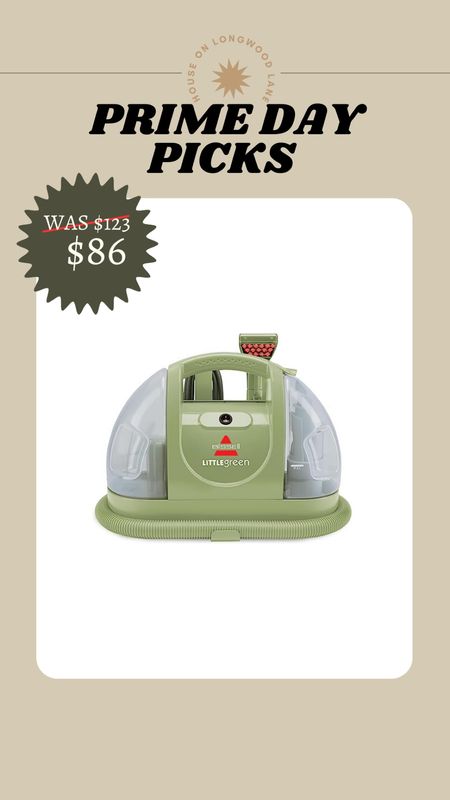 Save 30% OFF BISSEL LITTLE GREEN CARPET CLEANER VACUUM 
Under $90! I actually bought this when another friend shared it forever ago and was super skeptical, but we use it for everything now. It's been a godsend for Cash when we do nighttime potty training! 

#LTKsalealert #LTKxPrimeDay #LTKhome