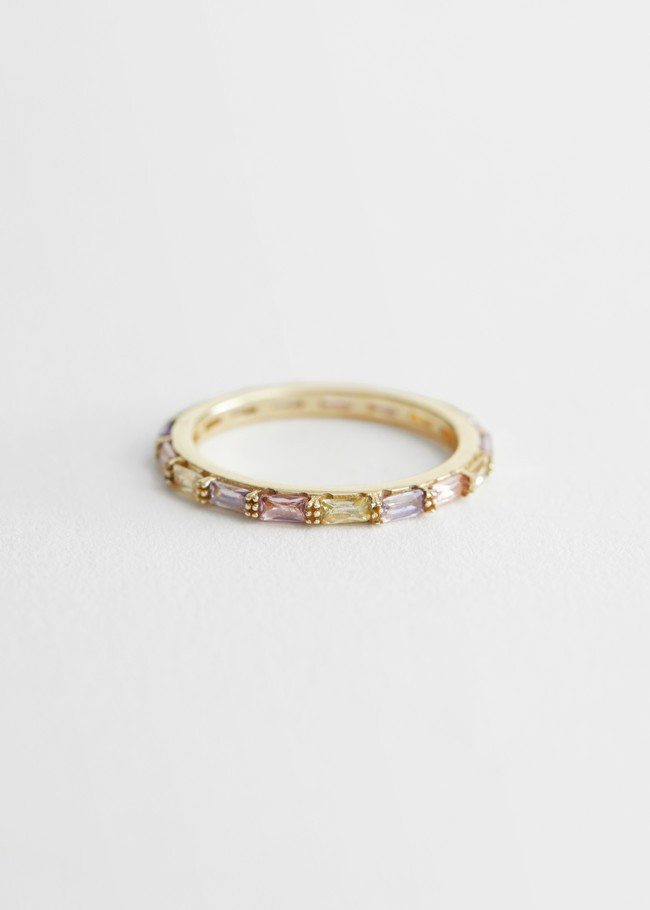 Multi-Coloured Crystal Stud Ring | & Other Stories (EU + UK)