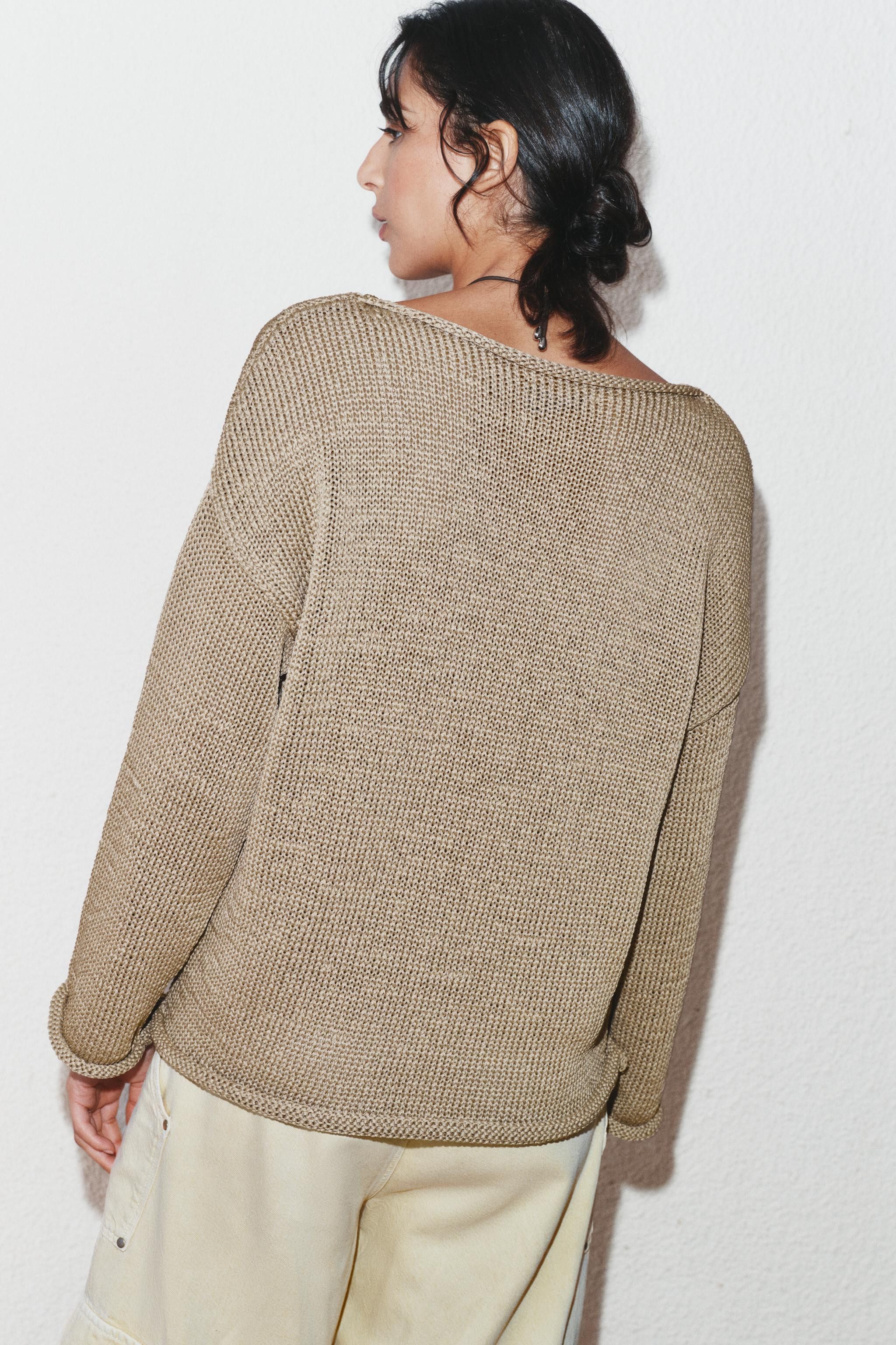 STRICKPULLOVER MIT U-BOOT-AUSSCHNITT | Zara DE