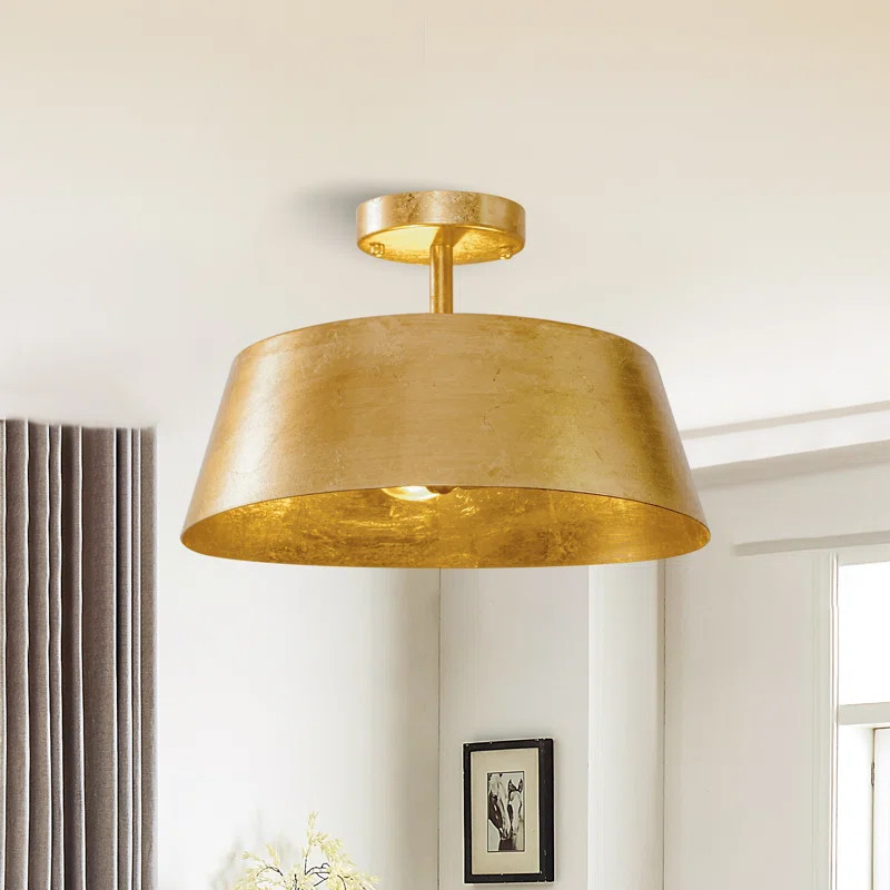 14.6" Semi Flush Mount Light Fixture | Wayfair North America