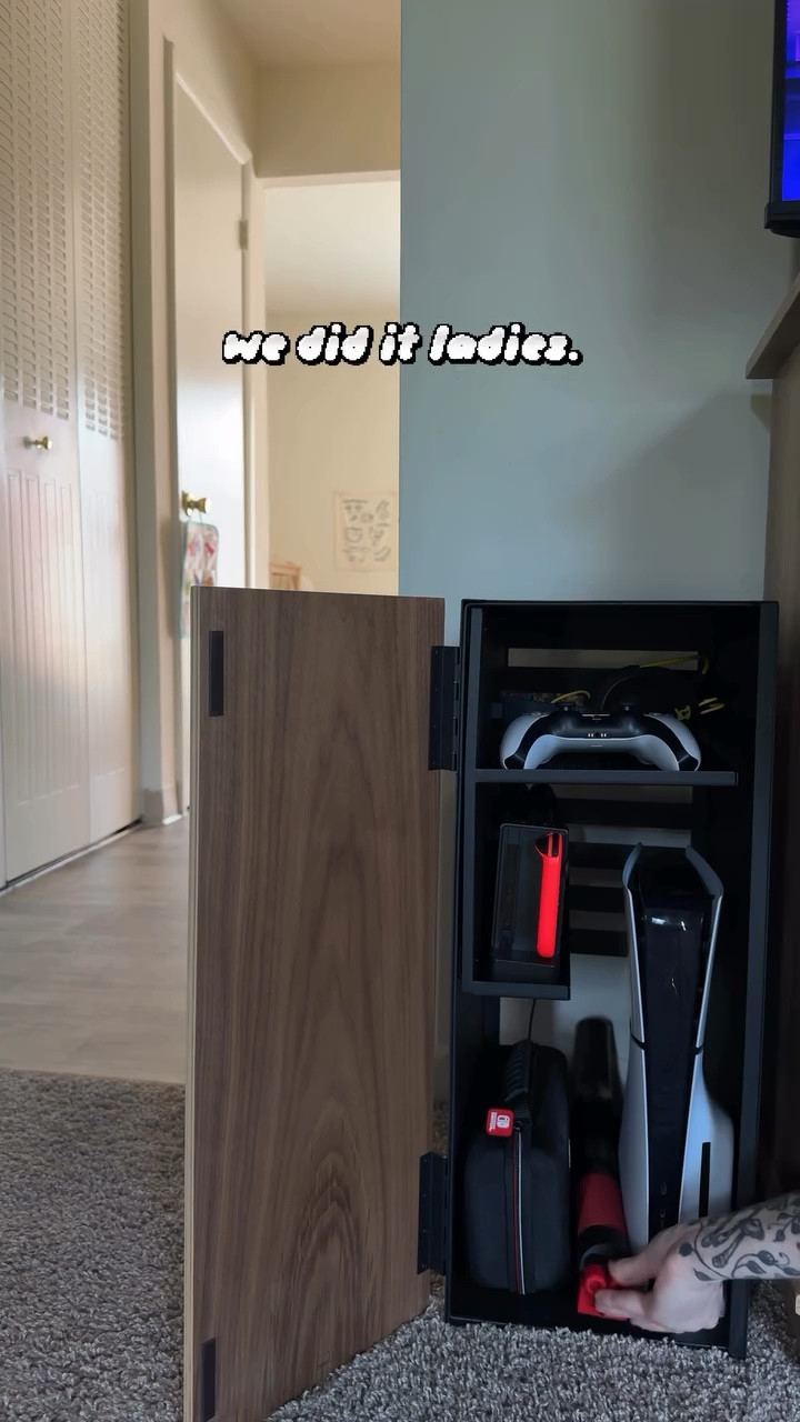 war is overrr 🎮🙌🏼🥹 but fr tho, this ventilated gaming cabinet has been a game changer! no more cluttered cords, consoles + accessories ruining my decor hahah

write “ME” and i’ll dm you the link to grab this gaming storage cabinet 🔗

#gamingstorage #gamingsetup #playstation #amazonfinds #amazonhomefinds #homeorganizationtips #gamerhusband #gamerdad #relationshipmemes #playstation #nintendoswitch

#LTKMens #LTKGiftGuide #LTKHome