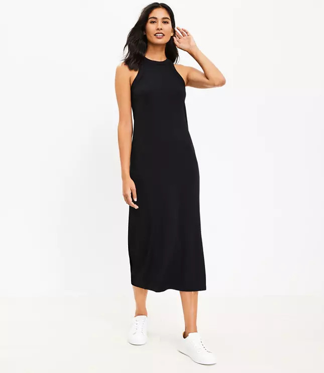 Lou & Grey Signaturesoft Halter Midi Dress | LOFT