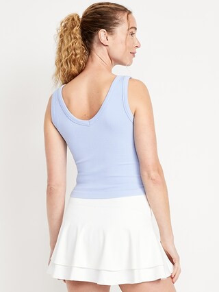 Exhale Seamless Fitted Rib Tank | Old Navy (US)
