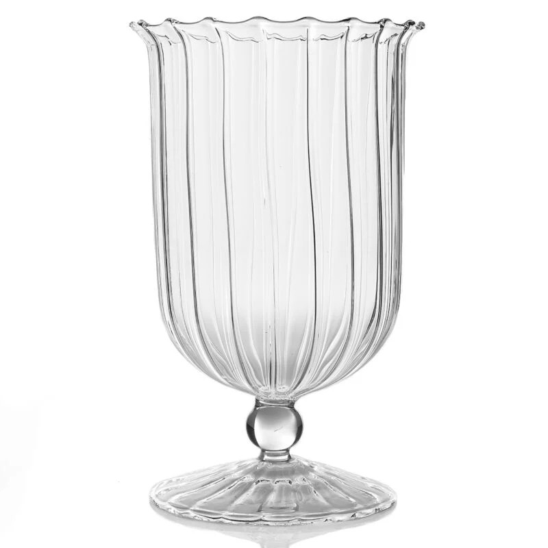 Charlotte Glass Hurricane | Cottage and Key