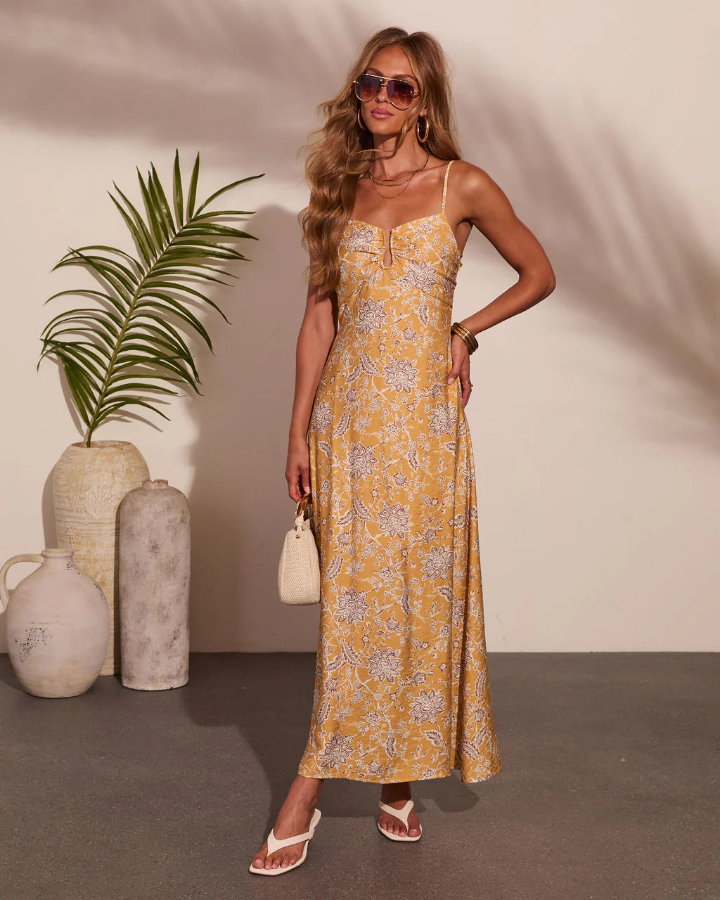 Honey Breeze Floral Maxi Dress | VICI