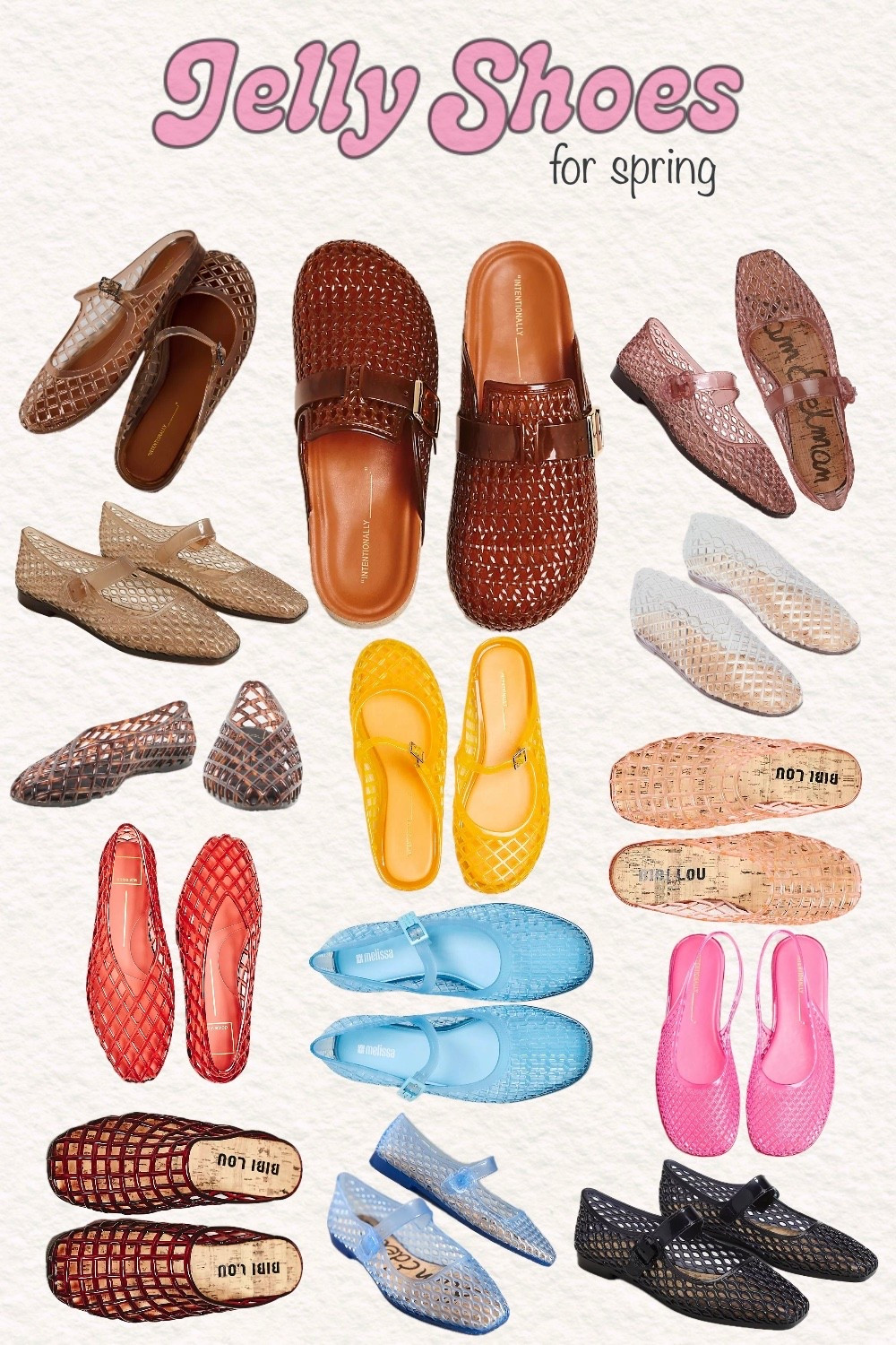Jelly shoes are making a major comeback this spring, and I'm here for it! I've curated a collage of the cutest closed-toe jelly mesh shoes that are perfect for warmer weather. These lightweight, breathable shoes come in every color imaginable—from classic clear and chic neutrals to bold pops of pink, blue, and yellow. The closed-toe style offers a little more coverage while still keeping that nostalgic, 90s-inspired jelly aesthetic. They're incredibly versatile and pair perfectly with dresses, skirts, cropped jeans, or even bike shorts for a playful, retro vibe. Plus, the mesh design keeps feet cool and comfortable all day long. Whether you're heading to the beach, a spring picnic, or just running errands in style, these jelly shoes are a fun and practical choice. Shop my favorite closed-toe jelly mesh shoes.

#LTKSeasonal #LTKgrwm #LTKootd