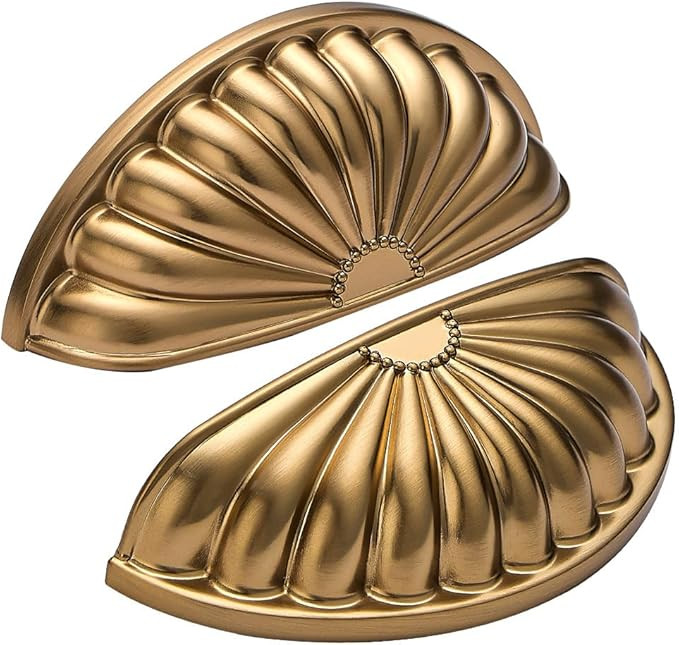 HARPOON 6 Pack Bin Cup Drawer Handle Pull Cabinet Hardware,Kitchen Cabinet Pulls,3 inch Hole Cent... | Amazon (US)