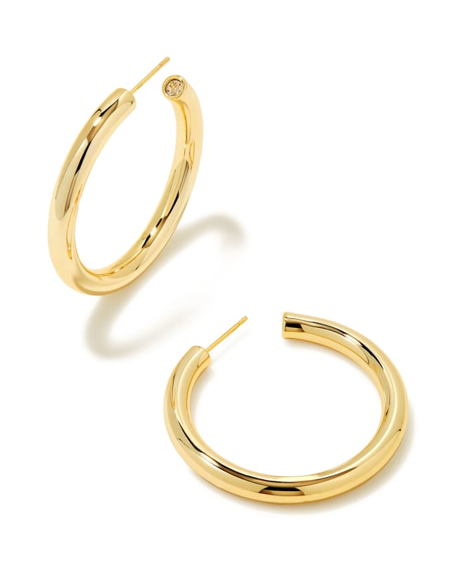 Colette Large Hoop Earrings in Gold | Kendra Scott | Kendra Scott