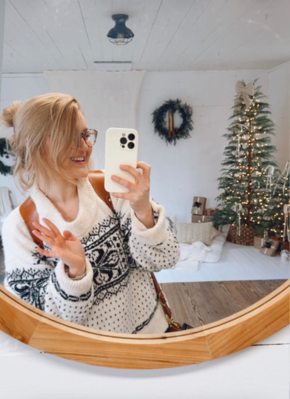 If you love cozy neutrals and effortless winter outfits, this Target sweater is a must 🤍

I'm wearing a 2XL for an oversized perfect with leggings - trustttt it is so good! 😊 I'm typically a small or medium.

Perfect for holiday season days, cozy studio mornings, or layering all winter long.

Comfortable without looking sloppy — which is honestly the dream.
Linked on my LTK ✨ 

 #LTKGiftGuide #LTKHoliday #LTKootd