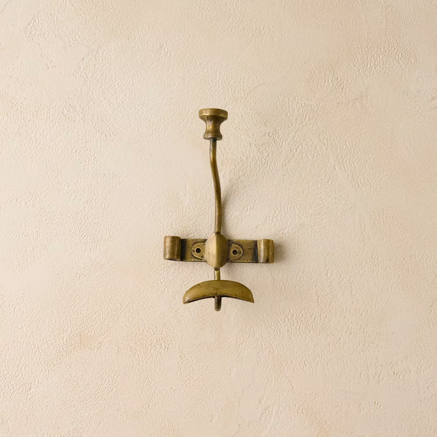Duke Antique Brass Metal Wall Hooks | Magnolia