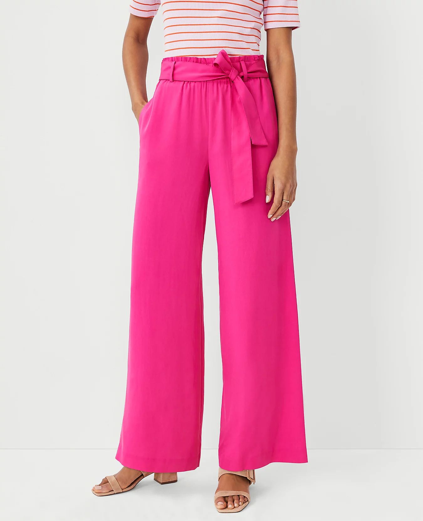 The Tie Waist Pant | Ann Taylor (US)