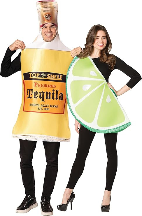 Tequila Bottle and Lime Slice Couple's Costume | Amazon (US)