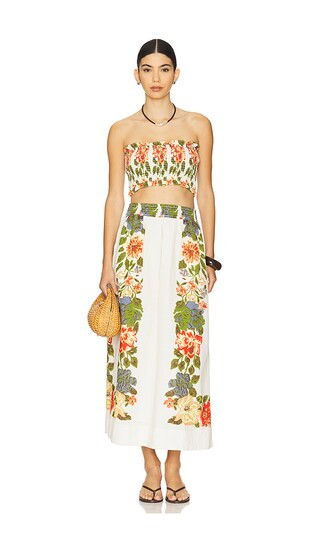 Ruby Top And Midi Skirt Set in Juliet Print | Revolve Clothing (Global)