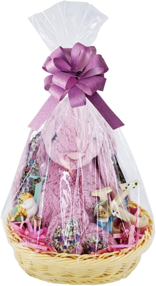 Wowfit Cello Bags,10 CT 12x18 inches Clear Cellophane Bags Perfect for Gift, Presents, Wine Bottl... | Amazon (US)