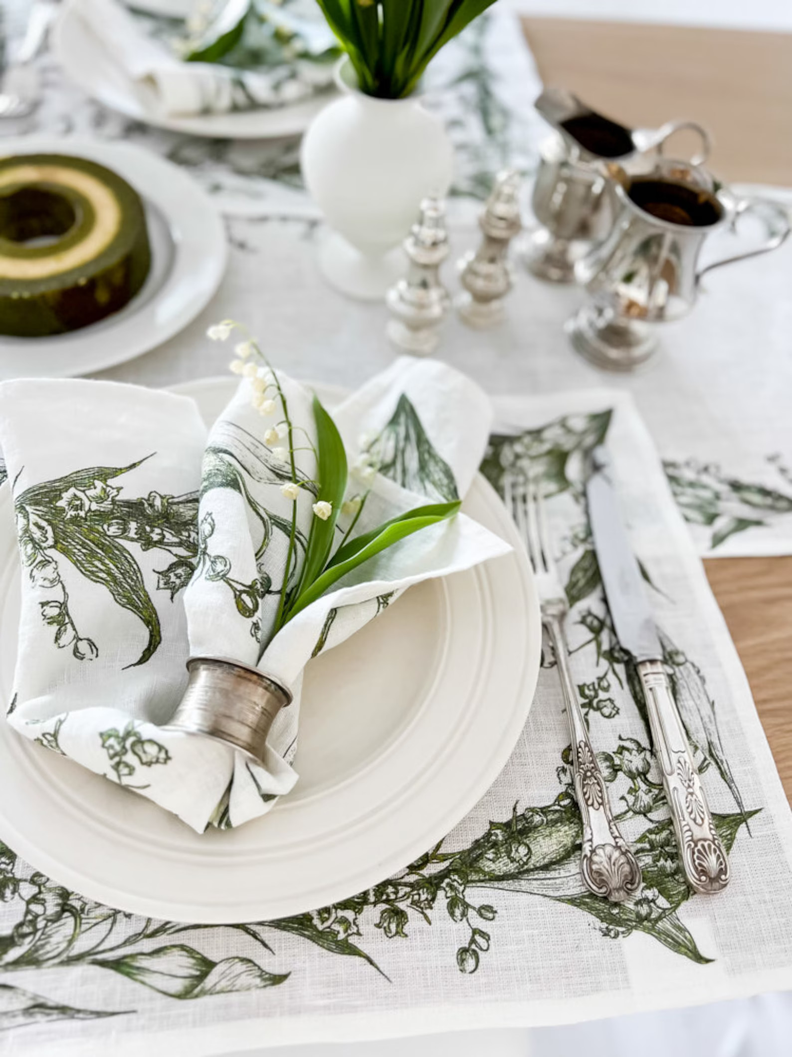 Napkins, Lily of the Valley, Plant Napkins, Linen Napkins, Easter Napkins, Green Napkins, Fabric ... | Etsy (US)