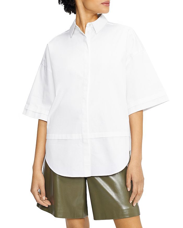 Oversized Button Up Shirt | Bloomingdale's (US)