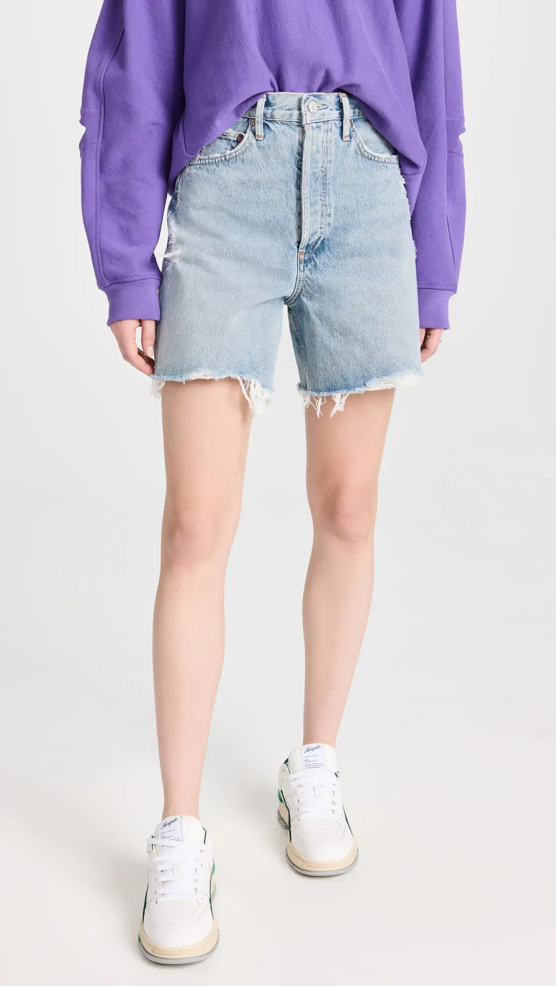 AGOLDE Stella High Rise Baggy Shorts | Shopbop | Shopbop