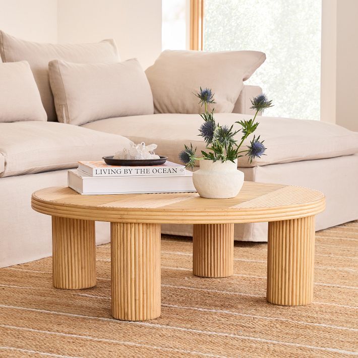 Hazel Pencil Reed Coffee Table (36") | West Elm (US)