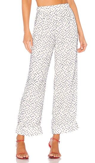 X REVOLVE Amaya Pant in White & Navy | Revolve Clothing (Global)