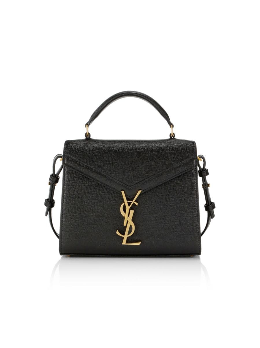 Saint Laurent Mini Cassandra Leather Satchel | Saks Fifth Avenue