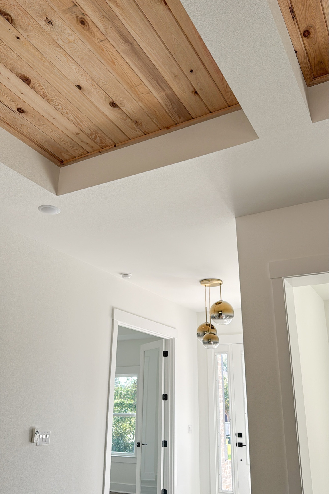 West elm sculptural glass light fixture
Entry way light fixture 
Gold light fixture 

#LTKHome