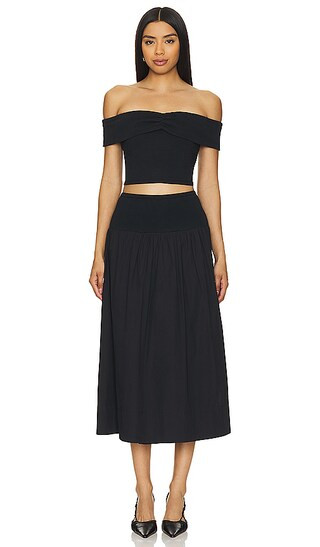 x free-est Cooler In Capri Set in Solid Black | Revolve Clothing (Global)