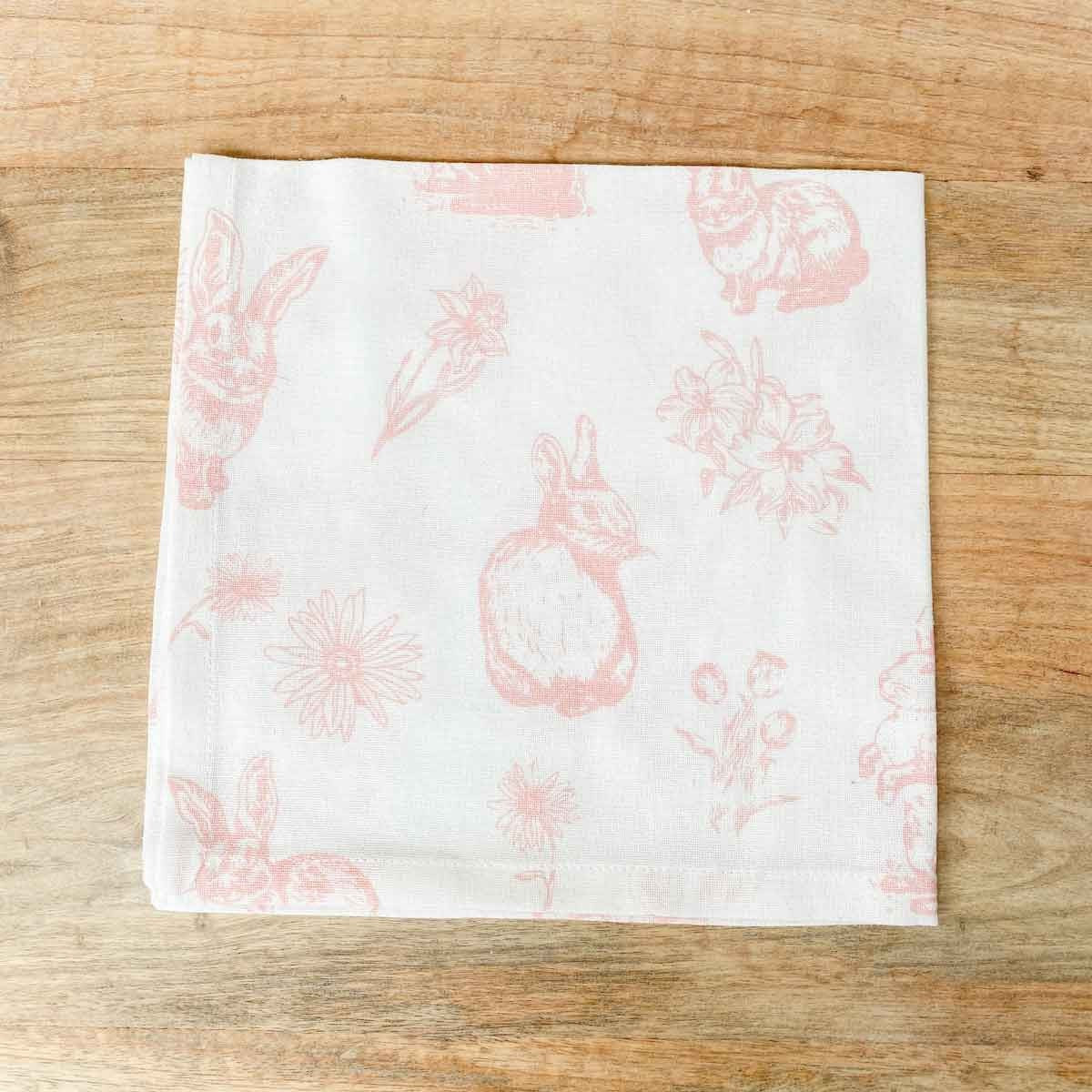 Lily Bunny Napkin | The Nested Fig