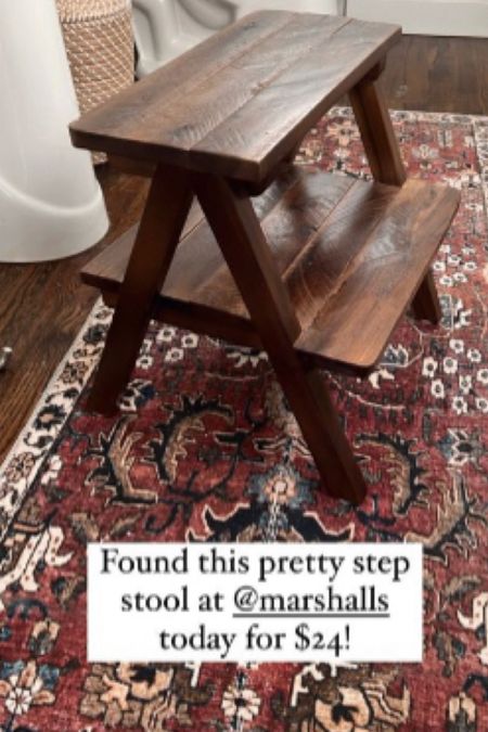 Linking the rug! Step stool is Marshall’s (TJMaxx had similar too)

