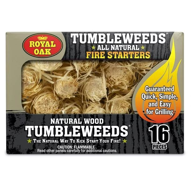Royal Oak Tumbleweeds Natural Fire Starters 16 pack | Walmart (US)