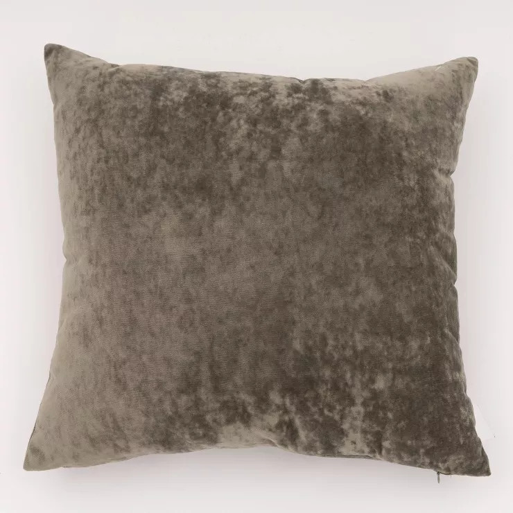 20"x20" Oversize Soft Crushed Velvet Square Throw Pillow - freshmint | Target