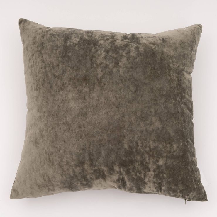 20"x20" Oversize Soft Crushed Velvet Square Throw Pillow - freshmint | Target