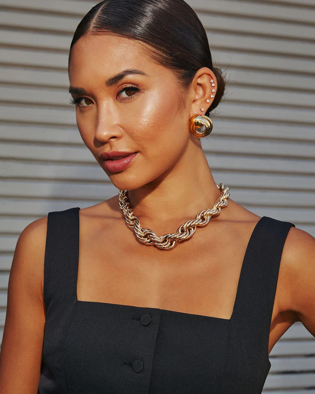 Rope You In Chunky Twisted Necklace | VICI