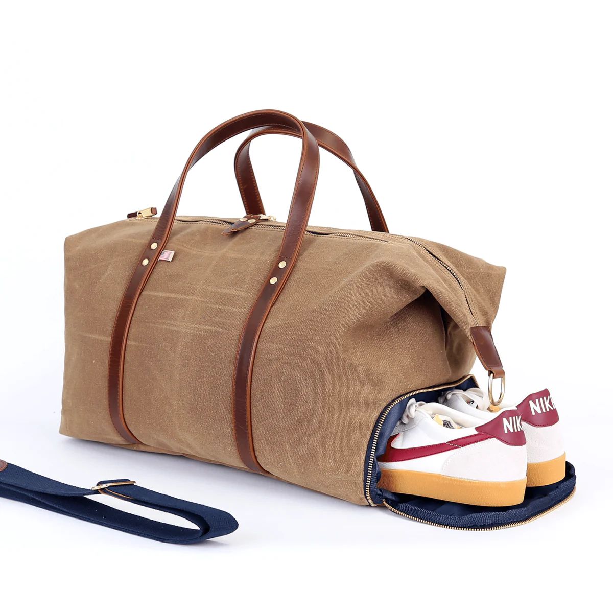 Heritage Weekender - Waxed Tan/Whiskey Brown | Hudson Sutler