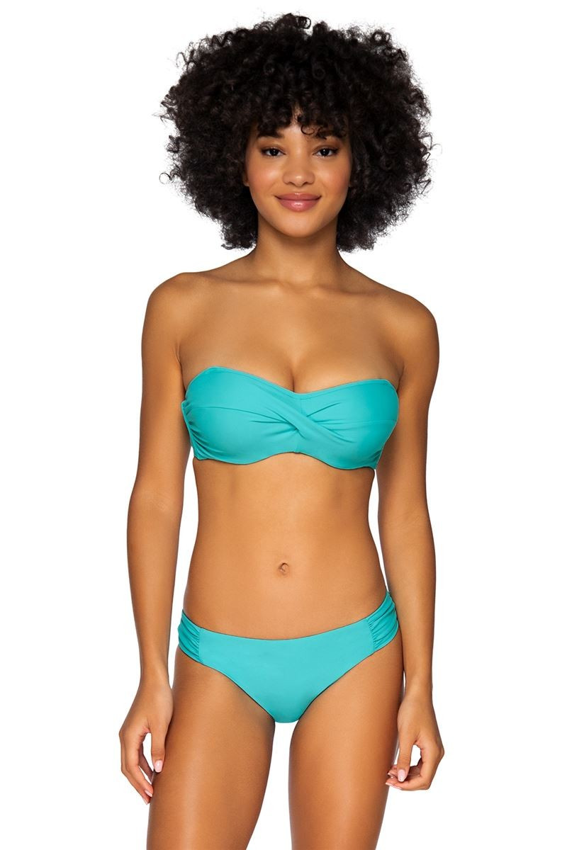Iconic Twist Underwire Bandeau Bikini Top (D+ Cup) | Everything But Water