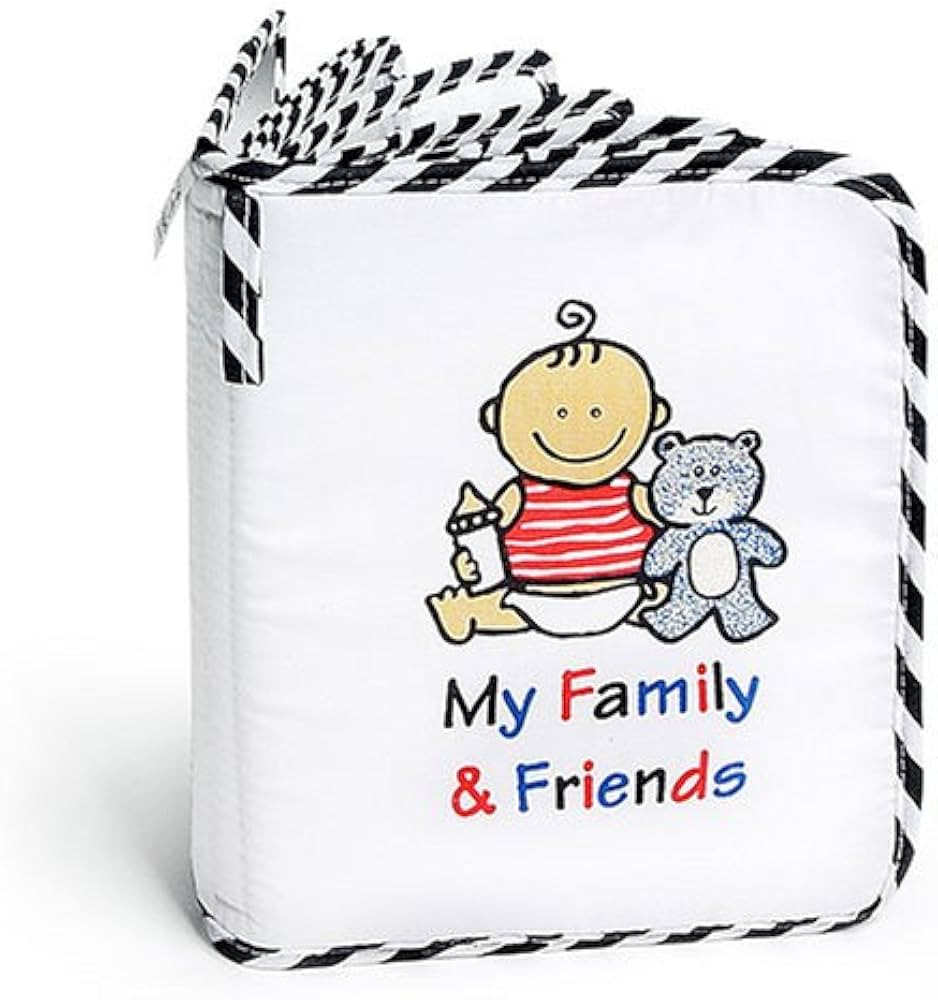 Genius Babies My First Photo Album of Family & Friends with Black White Soft Cover and Baby Safe ... | Amazon (US)