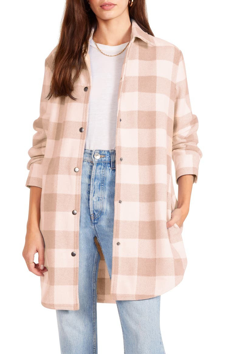 Eldridge Oversize Buffalo Check Shirt Jacket | Nordstrom