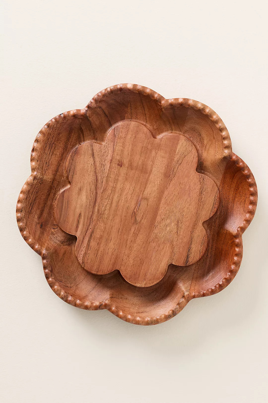 Etu Home Vintage English Scalloped Bread Board | Anthropologie (US)