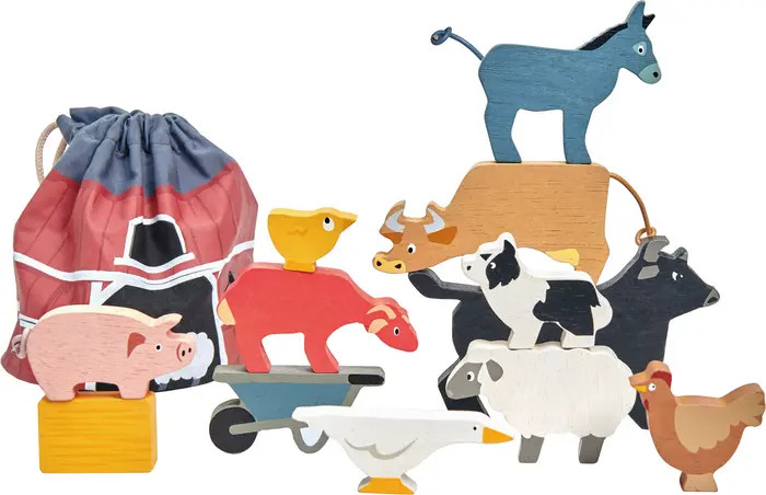 Tender Leaf Toys Stacking Farmyard Playset | Nordstrom | Nordstrom