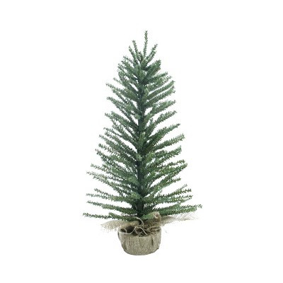 Northlight 18" Medium Traditional Green Mini Pine Artificial Christmas Tree in Burlap Sack - Unli... | Target