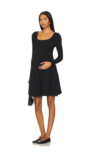 The Long Sleeve Mini Dress in Black | Revolve Clothing (Global)