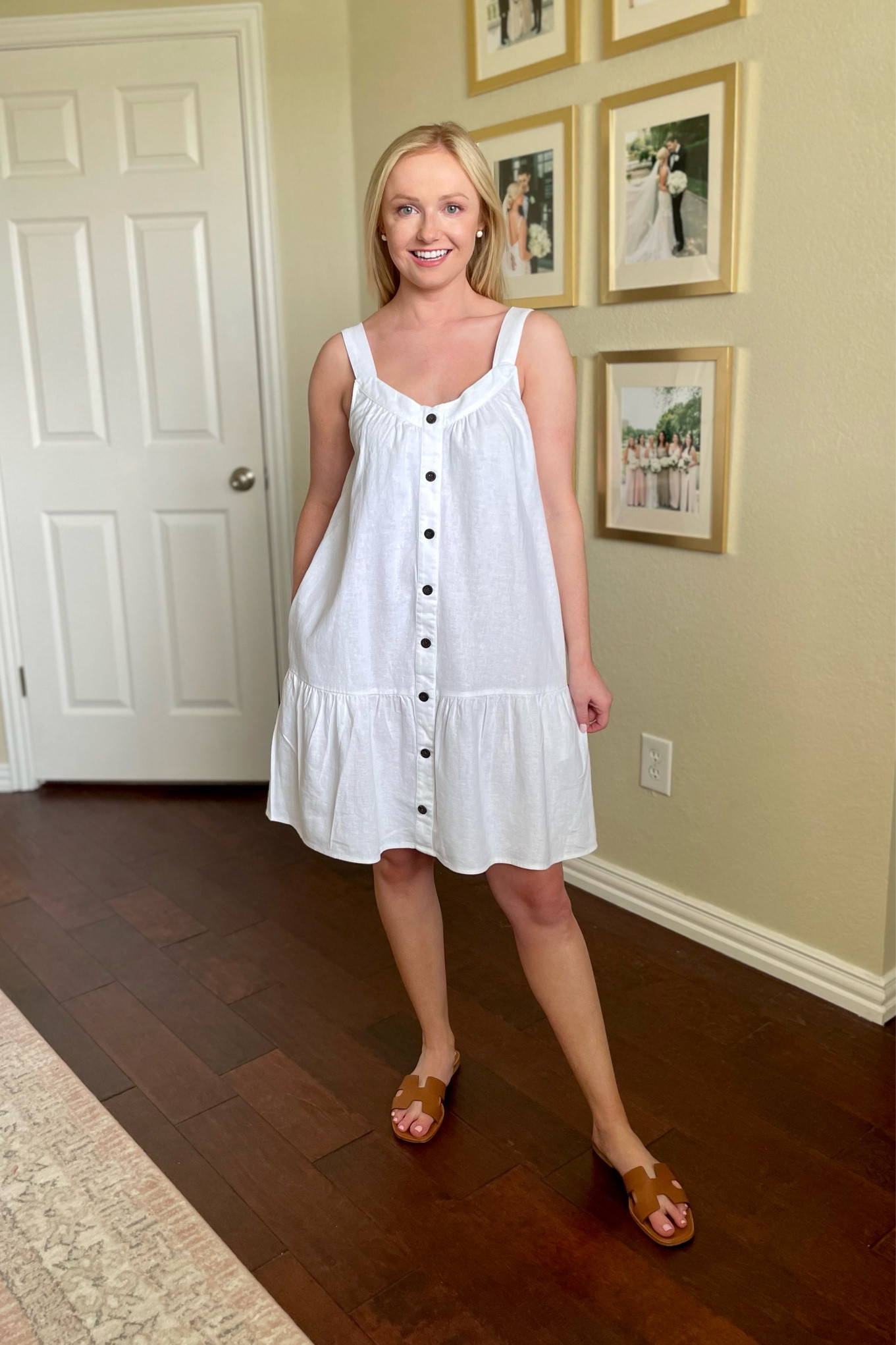 Wearing a 0! | white dress, linen dress, sundress, summer dress, vacation outfit, vacation dress 

#LTKstyletip #LTKSeasonal #LTKFind