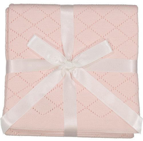 Diamond Pointelle Knit Blanket | Feltman Brothers