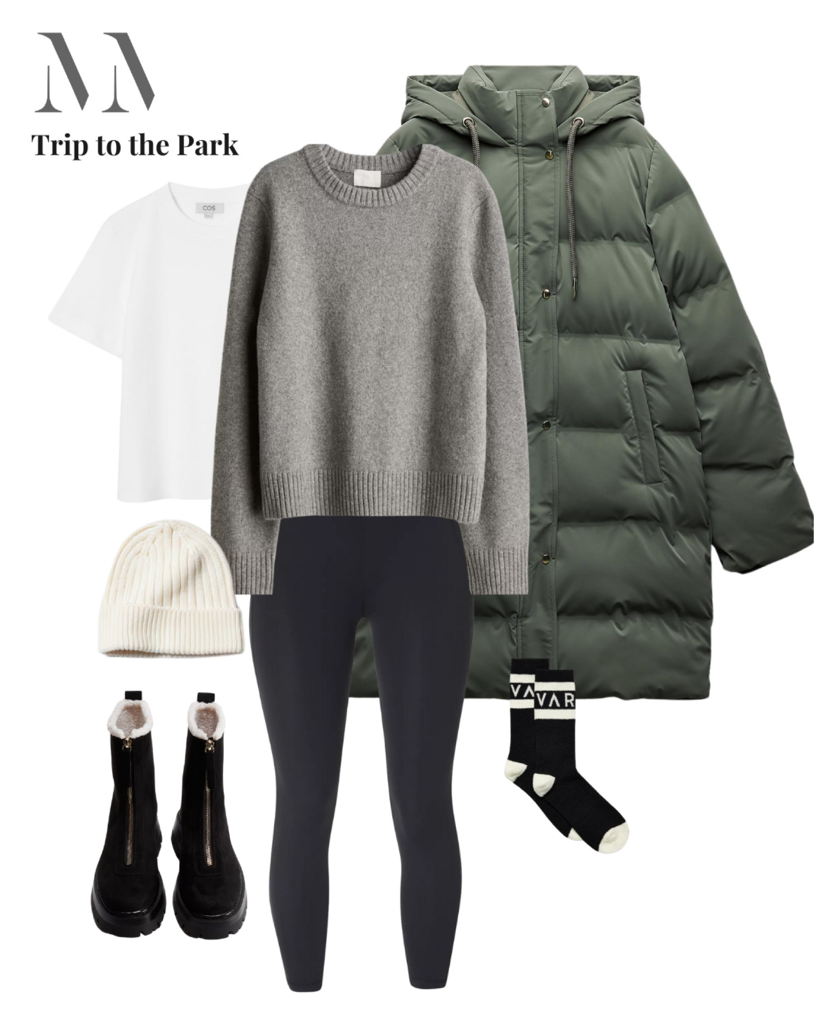 You might be spending a lot of time in the park this half term so this outfit is all about laid-back comfort. The padded coat and cosy knit keep you warm while leggings give you ease of movement for chasing after the kids or walking the dog. The shearling boots bring a touch of luxury. Finish the look off with a beanie and sporty socks for an effortlessly cool vibe! 

#LTKmidsize #LTKuk #LTKfamily