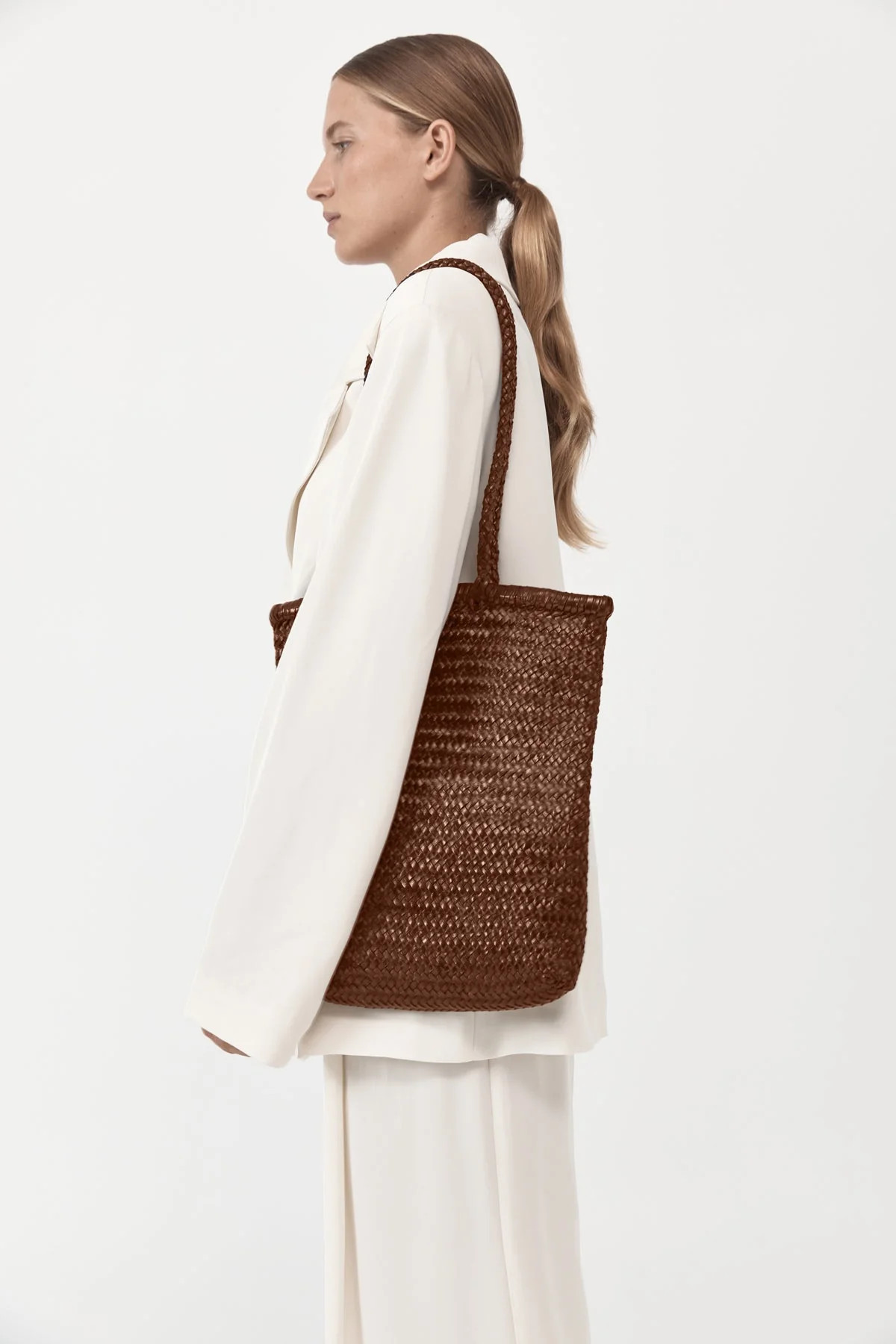 Bagu Woven Tote - Antique Tan | St. Agni (US, UK, EU)