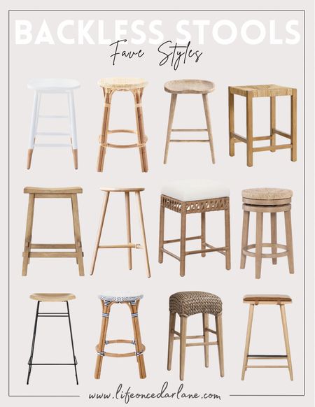 Backless Stools- check out our fave styles! Perfect for a kitchen refresh and all different price points too!

#counterstools #barstools

#LTKsalealert #LTKhome
