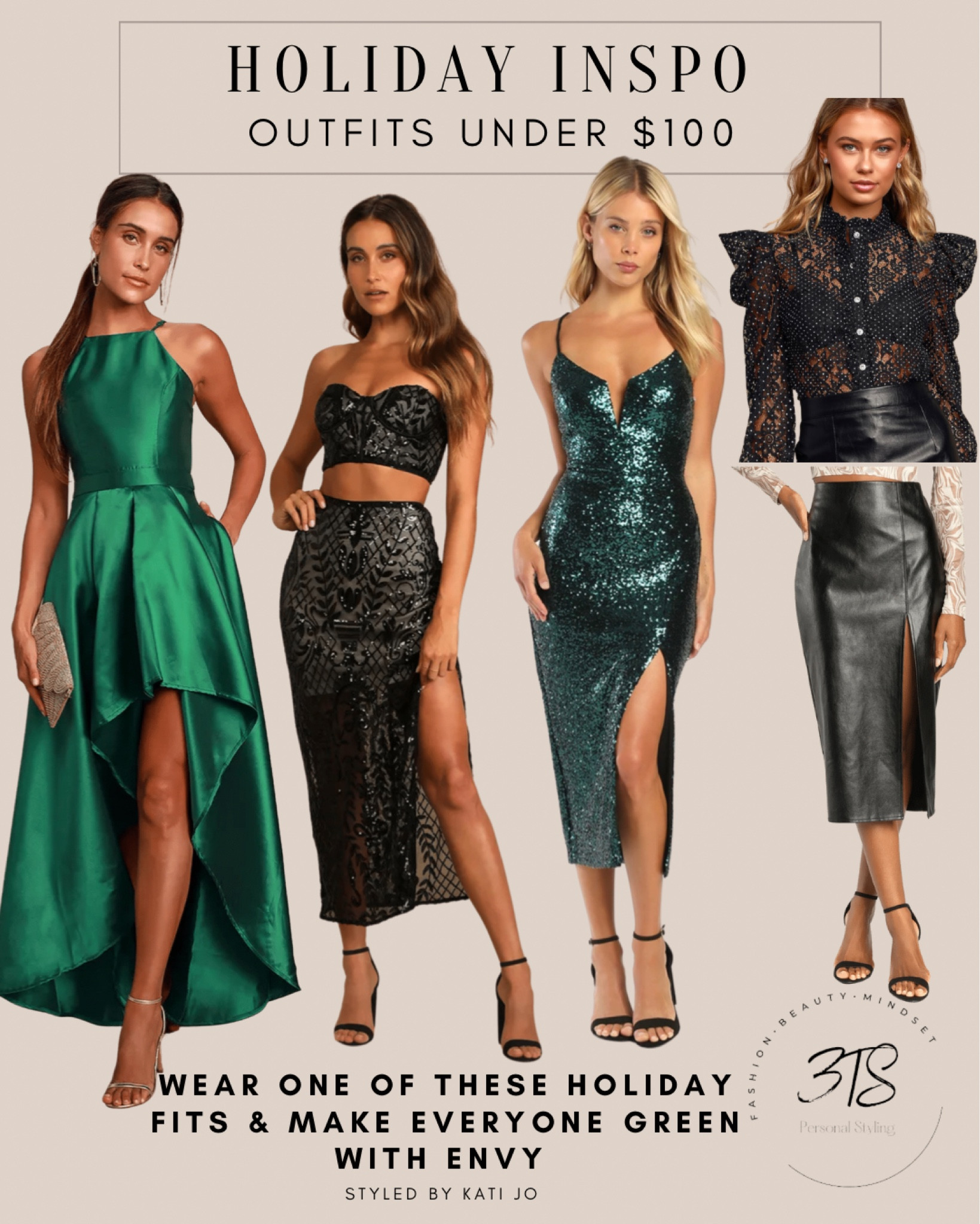 All 4 of these looks are the perfect under $100
holiday fits for your Formal or more casual parties.

I linked my favorite boots and booties as well as some of my other favorite tops that I wear & love! 

I wear a size small and Based on my measurements, they are all true to size. 

Use code perfect20 to save 20% on all tops and shoes! 



#LTKstyletip #LTKHoliday #LTKunder100