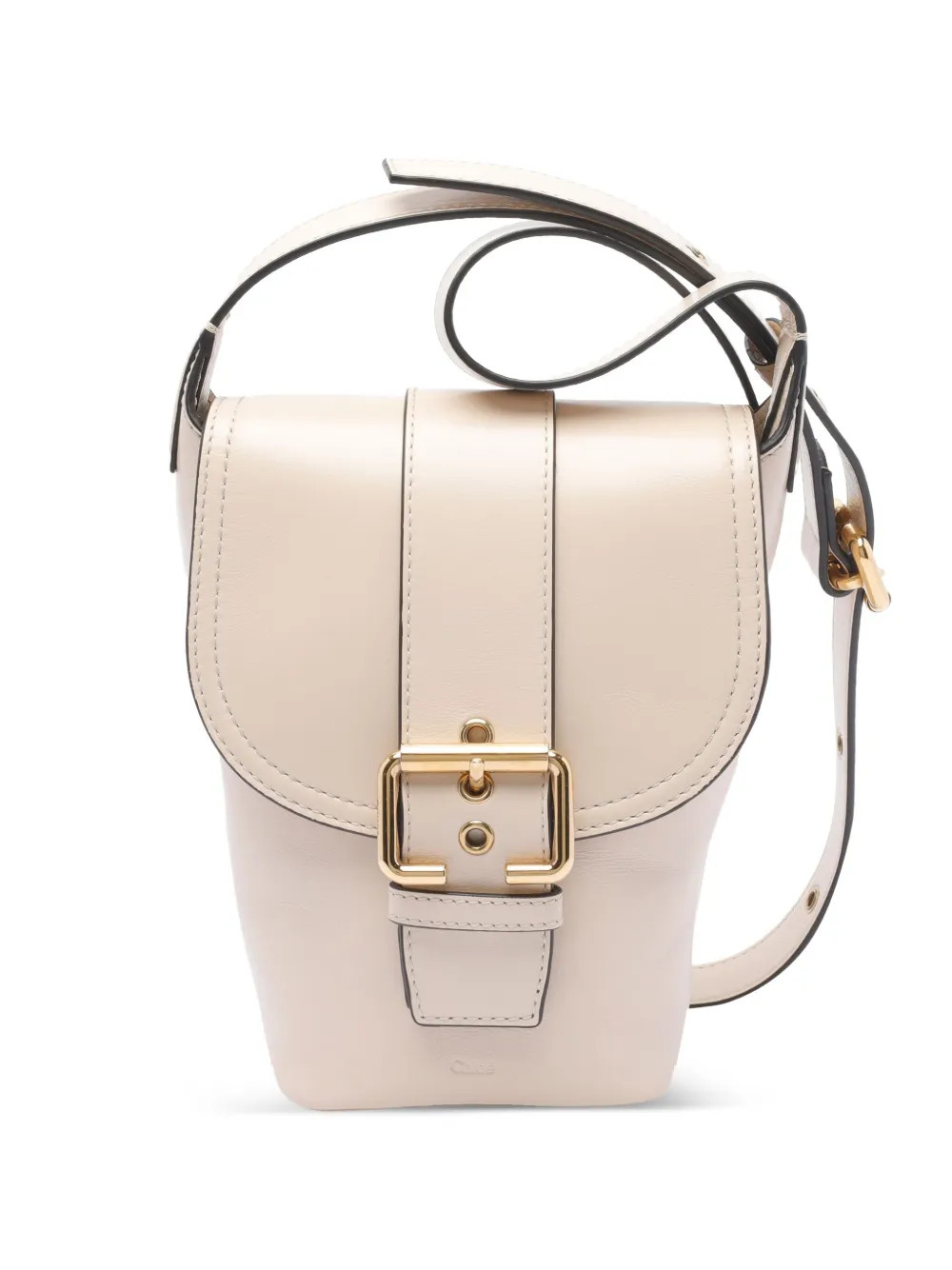 Chloé Leather Crossbody Bag | Neutrals | FARFETCH BR | Farfetch (BR)